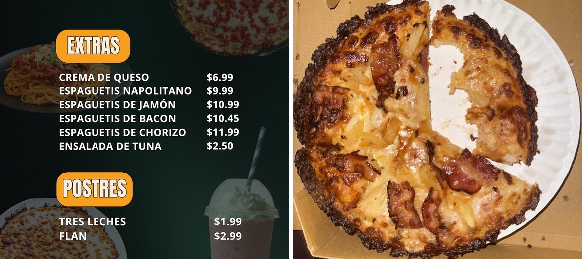 Kukis Pizza Menu