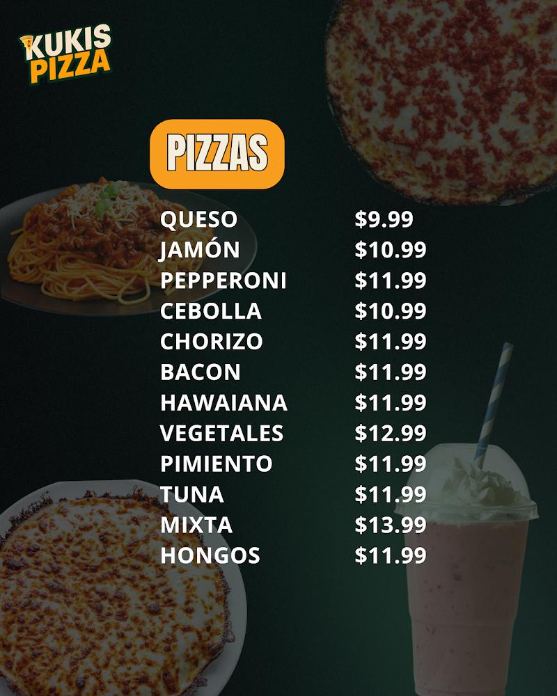 Kukis Pizza Menu image 2